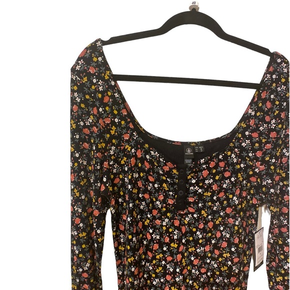 NWT Volcom Juniors' Stone Steezee Printed Mini Dress, size XSmall - Picture 3 of 10